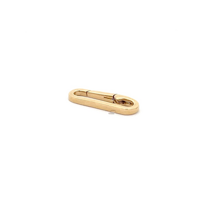 1361-14K. 14K Solid Gold Oval Clasp 21x6mm
