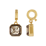 Load image into Gallery viewer, CMJ00352. 14K Solid Gold Square-Shaped Lab Diamond Charm