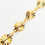 Load image into Gallery viewer, V65DCGF. 14K Gold Filled Diamond Cut Disc Chain