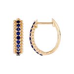 Load image into Gallery viewer, EHZ57298. 14K Solid Yellow Gold Hoop Earrings