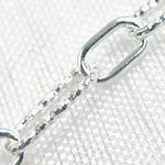 Load image into Gallery viewer, V141SS. Sterling Silver Paperclip Link Chain. Smooth Short Link
