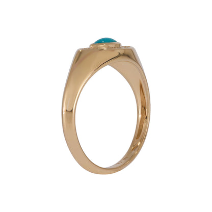 RFB18436. 14K Solid Gold Diamond and Gemstone Ring