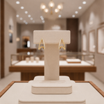 Load image into Gallery viewer, EFB53671. 14K Solid Rose Gold Diamond Stud Earrings