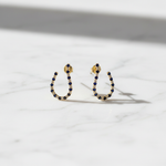 Load image into Gallery viewer, ER417873. 14k Solid Gold Diamond and Gemstone Fancy Earrings