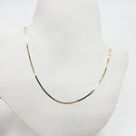 Load image into Gallery viewer, 14k Solid Yellow Gold Herringbone Chain