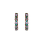 Load image into Gallery viewer, EHD57671. 18K Solid Gold Diamond &amp; Gemstone Earrings