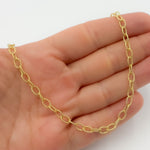 Load image into Gallery viewer, 80GP. Gold Plated Sterling Silver Textured Cable Necklace