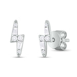 Load image into Gallery viewer, ER421141. 14K Solid Gold Diamond Ray Studs
