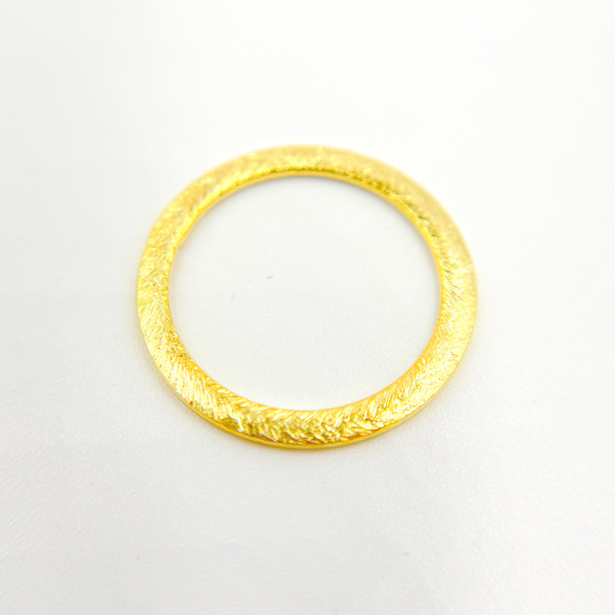 30MM Gold Plated Sterling Silver Ring Connector