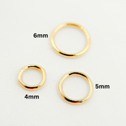 22 Gauge Close Gold Filled Jump Ring