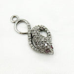 Load image into Gallery viewer, DC470. Diamond Sterling Silver Snake Pendant with Gemstone
