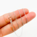 Load image into Gallery viewer, 018SP3T4WG18K. 18K Solid Gold Wheat Chain
