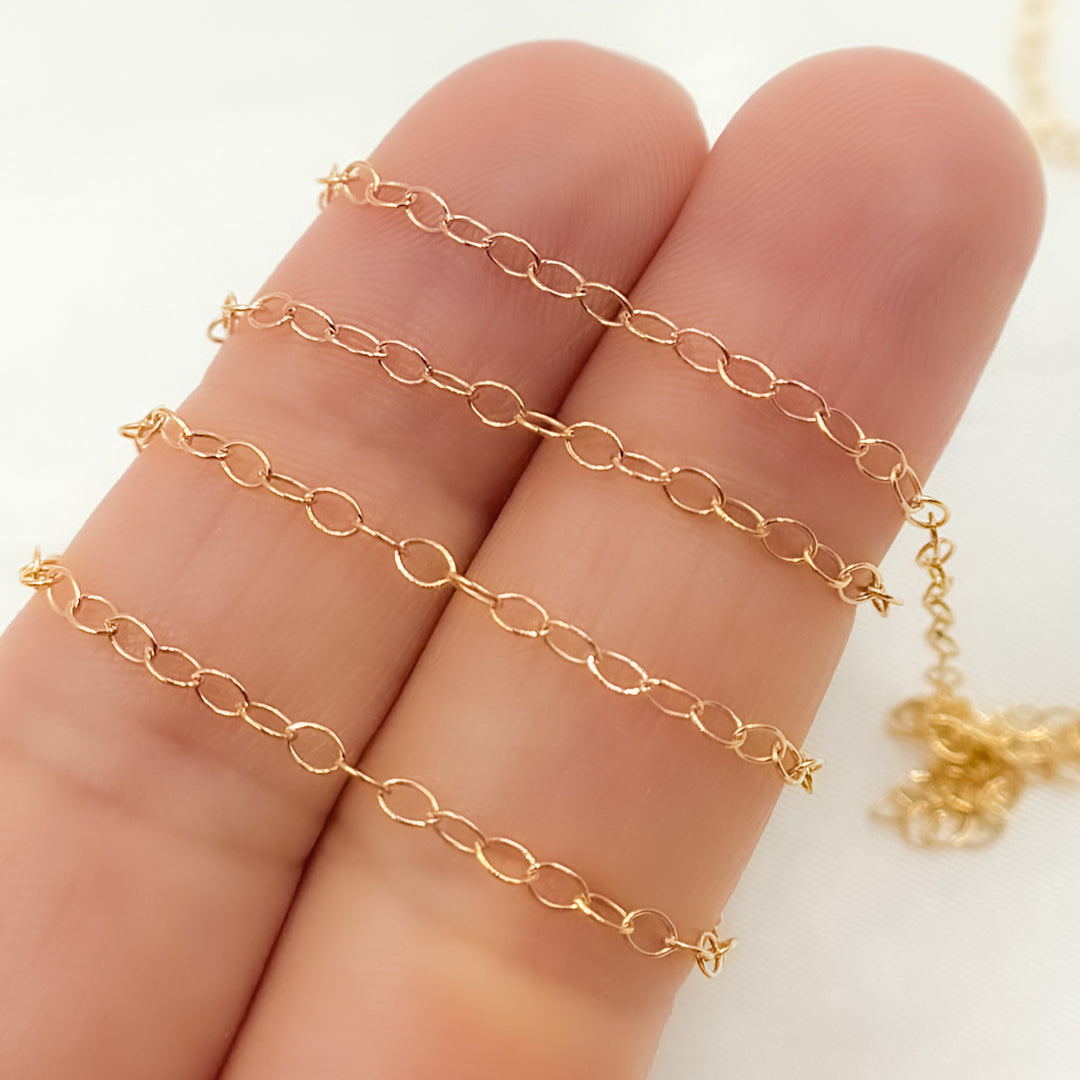 1212GF. 14K Gold Filled Cable Chain