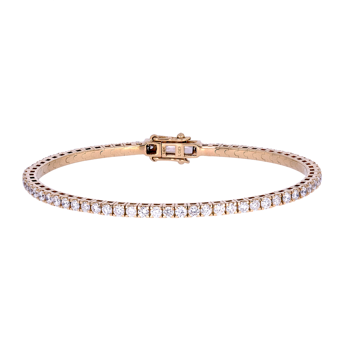 BNR68424. 14K Solid Gold Diamond Bangle