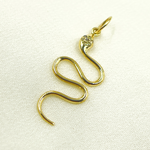 Load image into Gallery viewer, 14K Gold Diamond Snake Charm. GDP157
