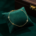 Load image into Gallery viewer, BRSET778. 14k Solid Yellow Gold Marina Link Bracelet