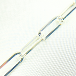 Load image into Gallery viewer, V12SS. Sterling Silver Flat Paperclip Chain
