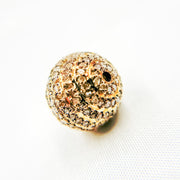 Diamond & Sterling Silver Round Bead