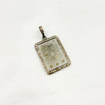 Load image into Gallery viewer, DP200. Diamond Sterling Silver Rectangle Pendant
