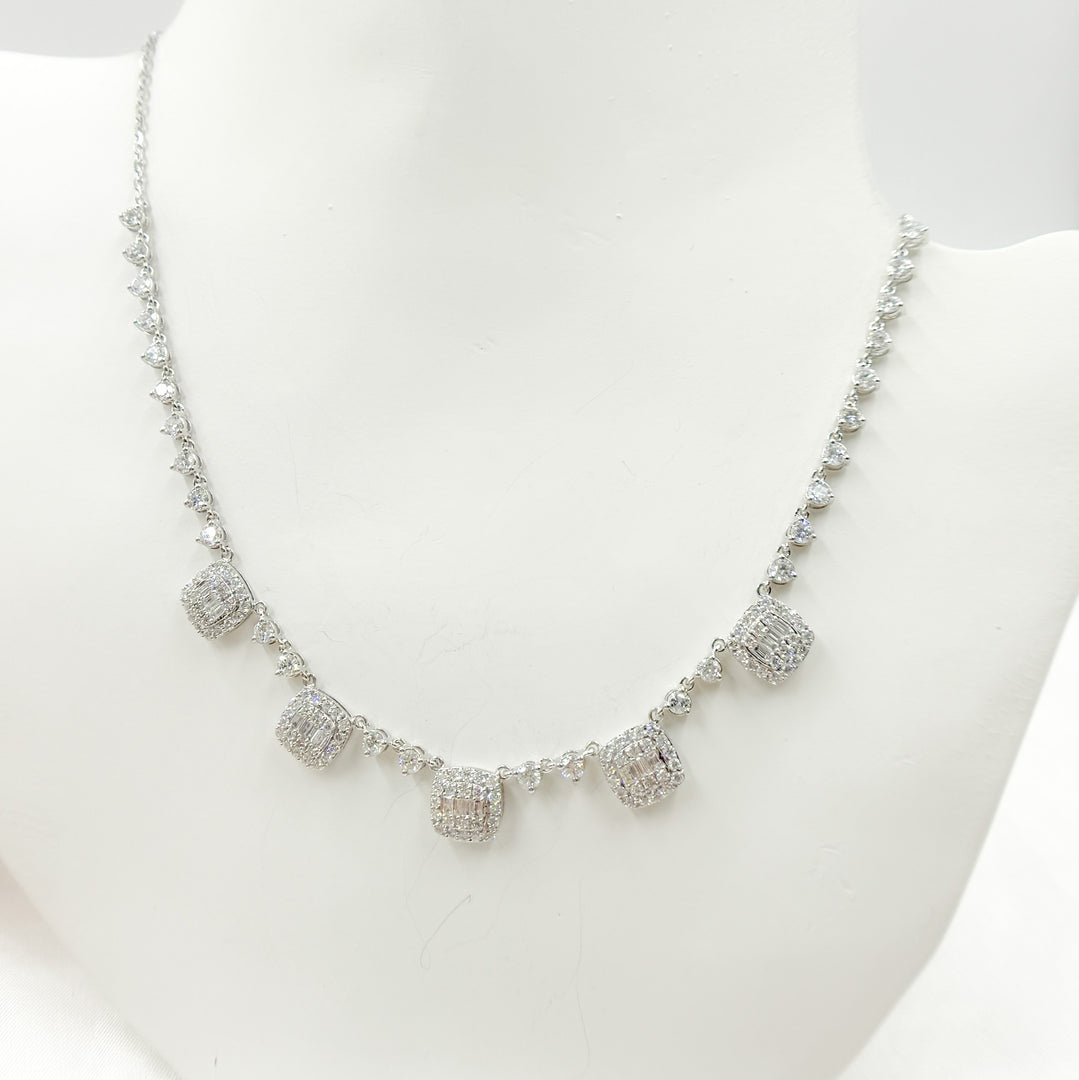 NK401364. 14K Solid Gold Diamond Necklace