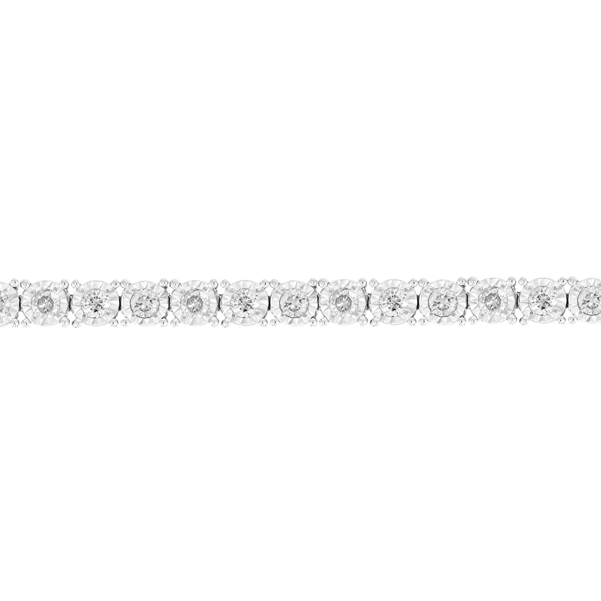 14K Solid Gold Diamond Tennis Bracelets