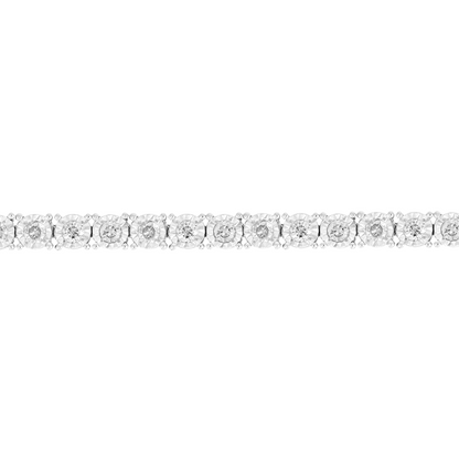 14K Solid Gold Diamond Tennis Bracelets