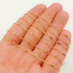 Load image into Gallery viewer, A900B/SPGF. 14K Gold-Filled Cable Tube Chain
