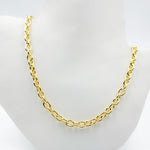 Load image into Gallery viewer, 150HVI2644000. 14K Solid Gold Cable Hollow Link Chain