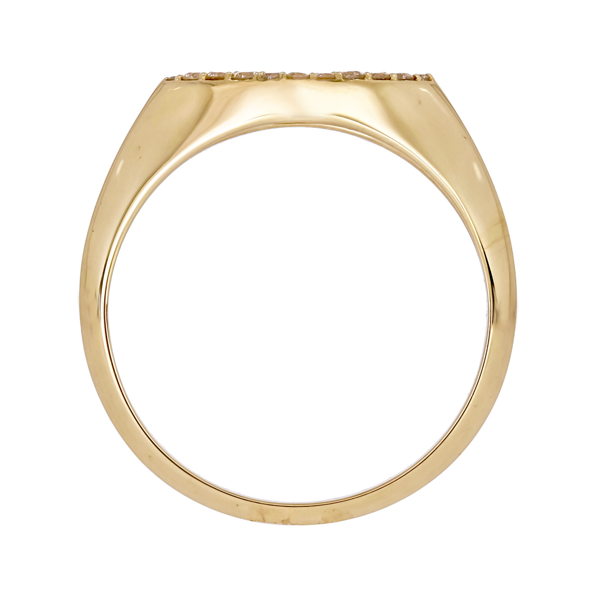 14K Solid Gold Diamond Ring.