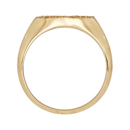 14K Solid Gold Diamond Ring.
