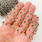 Load image into Gallery viewer, AN7. Andalusite Sterling Silver Wire Chain

