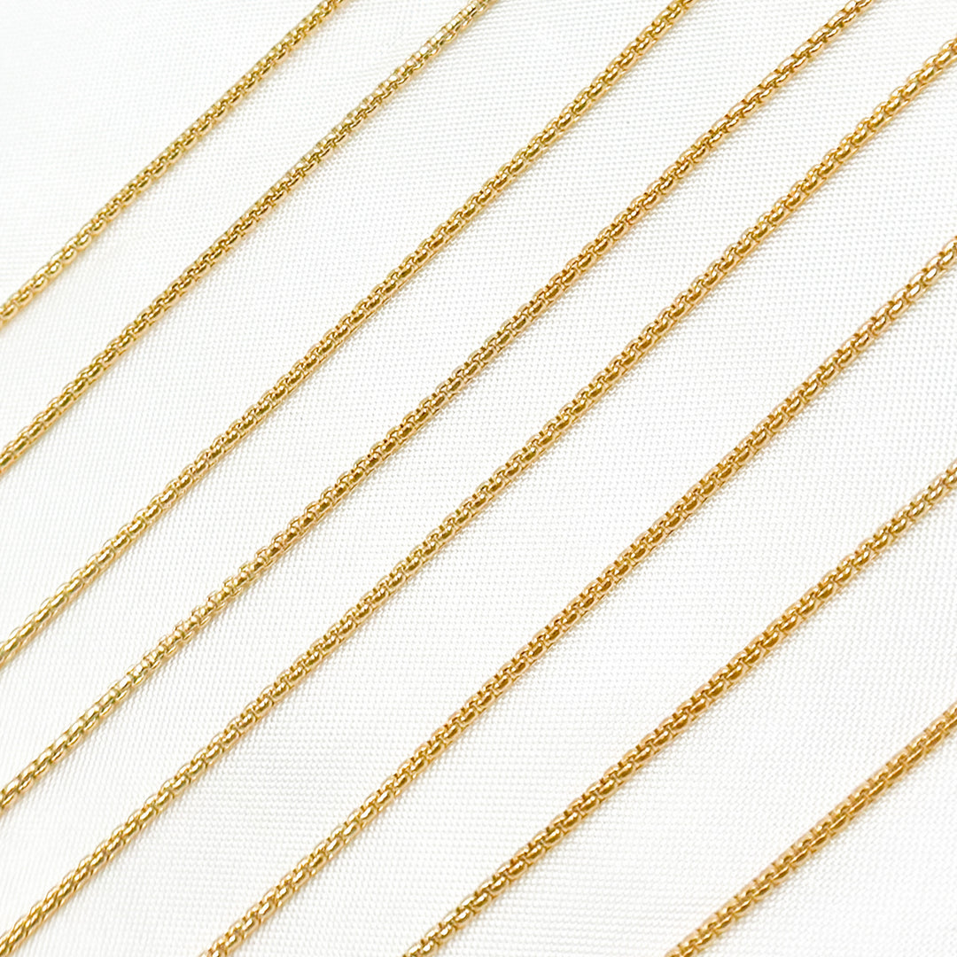 774GF. 14K Gold-Filled Box Chain