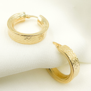 14K Gold  Hoop Earrings
