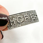 Load image into Gallery viewer, DC586. Diamond Sterling Silver Hope Connector Charm
