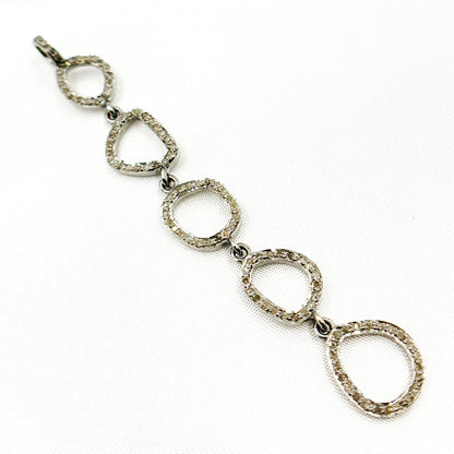 Sterling Silver Fancy Long Pendant