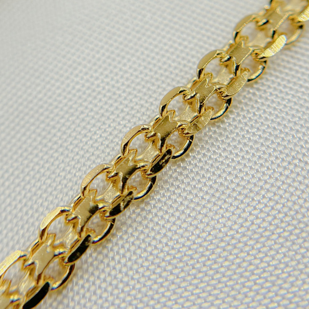 050R13AC2A3L137 Bracelet. 14K Solid Gold Bismark Bracelet