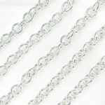 Load image into Gallery viewer, V69SS. Sterling Silver Smooth Hollow Circle Link Chain.
