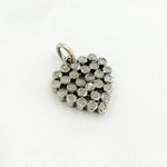 Load image into Gallery viewer, DP238. Diamond &amp; Sterling Silver Heart Charm
