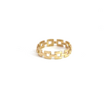 Load image into Gallery viewer, 14k Solid Gold Chain Ring. RAZ01580
