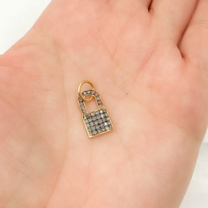 Buy Now Sterling Silver Lock Charm