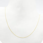 Load image into Gallery viewer, 020R01LGJ08018K. 18K Solid Gold Cable 16 Inch Chain with Extender
