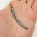 Load image into Gallery viewer, DP185. Diamond Sterling Silver Sword Pendant
