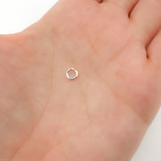 White Sterling Silver Open Jump Ring