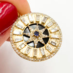 Load image into Gallery viewer, Shop 14K Gold Star Round Pendants
