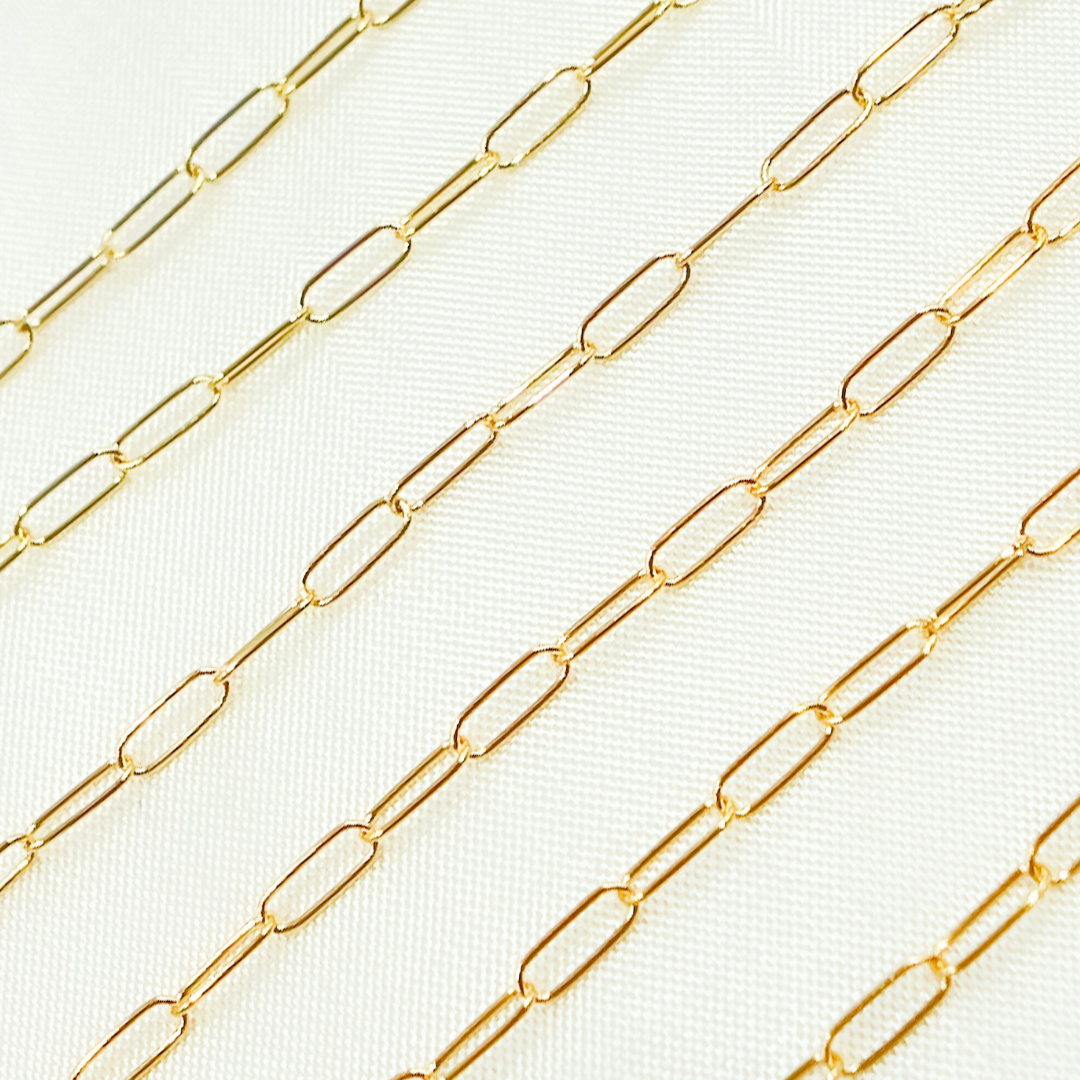 1606GF. 14k Gold Filled Smooth Paperclip Chain