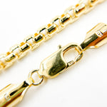 Load image into Gallery viewer, 270HVI0934000. 14k Solid Yellow Gold Venezian Hollow Box Link Chain