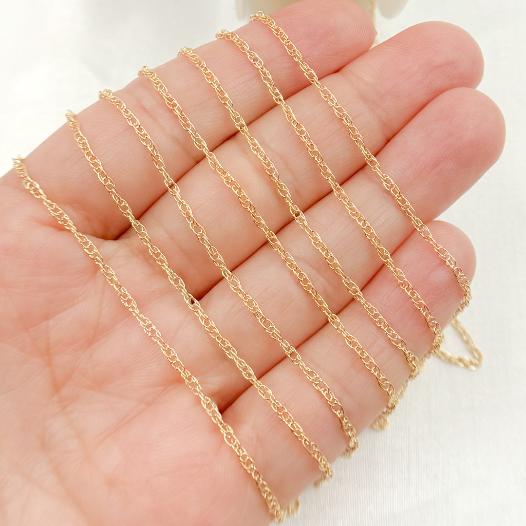 10RGF. 14K Gold Filled Rope Chain