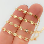 Load image into Gallery viewer, V301GF. 14k Gold Filled Diamond Cut Marina Link Chain