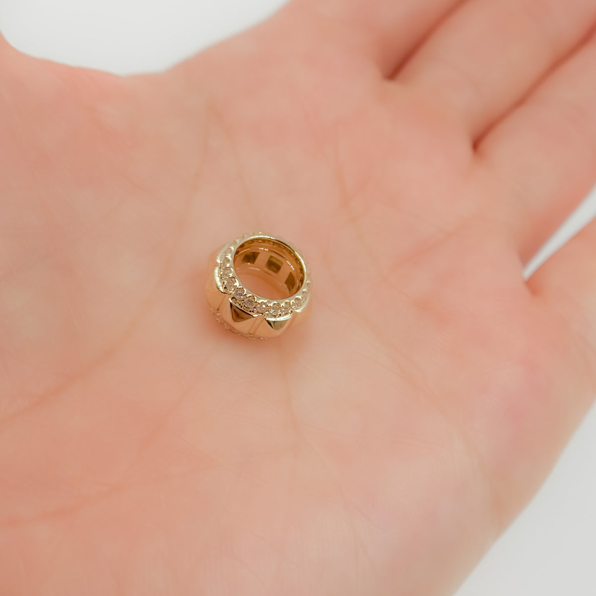 14K Solid Gold Fancy Ring Charms