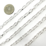 Load image into Gallery viewer, Sterling Silver Twisted &amp; Flat Oval Link Chains